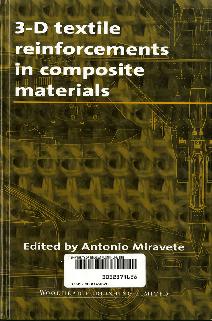 3-d Textile Reinforcements in Composite Materials