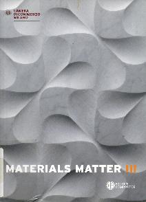 Materials Matter